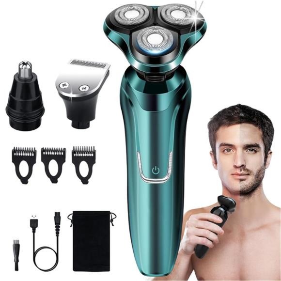 Electric Razor for Men,2023 Men’s Electric Shavers Rotary LED Display/Waterproof - Picture 1 of 6